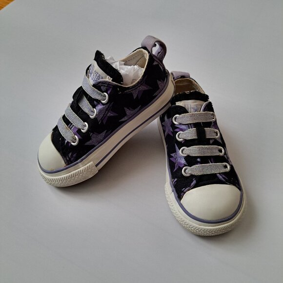 Converse All Stars Other - 🌈 Converse All Star Purple Stars Toddler Sneakers – Size 5